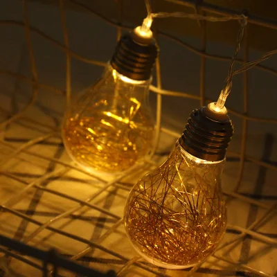 Retro Edison Gold Lampadine grandi Luci di Capodanno Luci della stringa Luci decorative festive di nozze di Natale